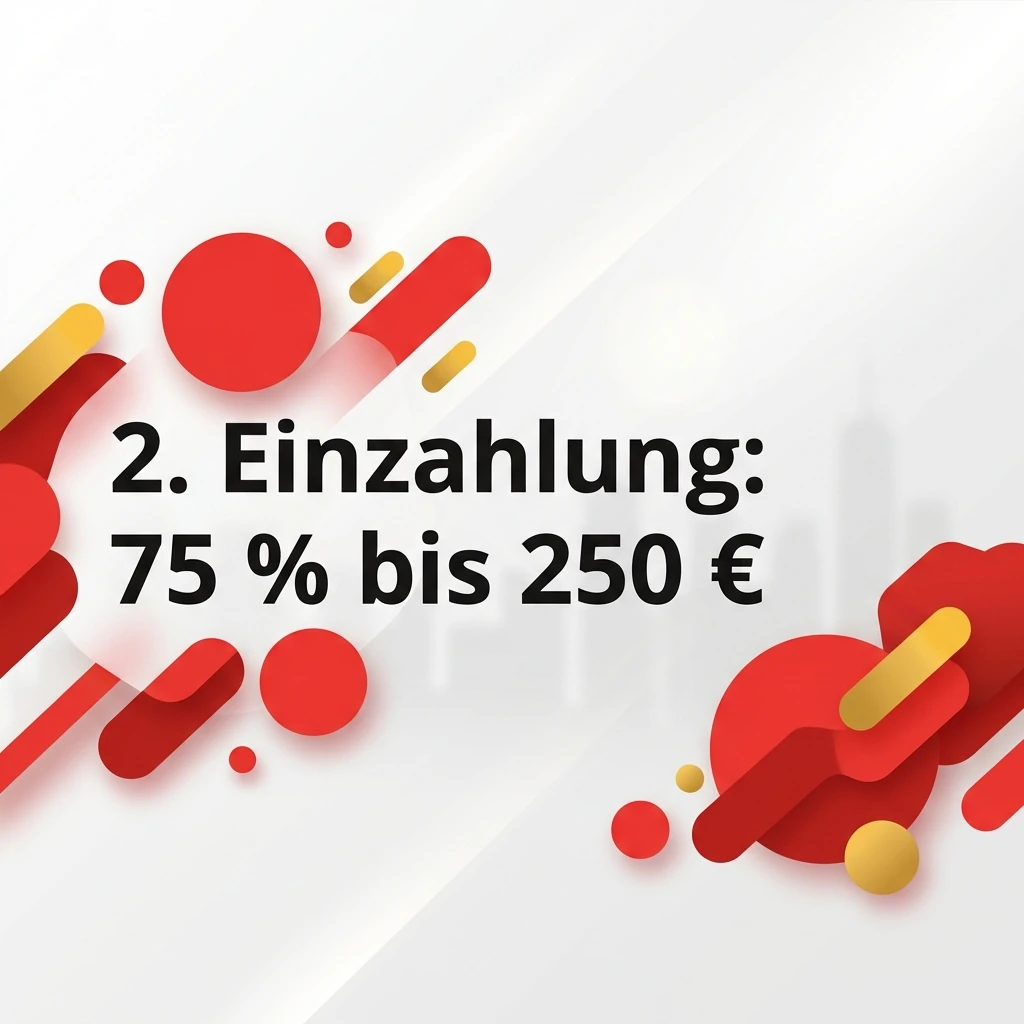 2. Einzahlung: 75 % bis 250 €